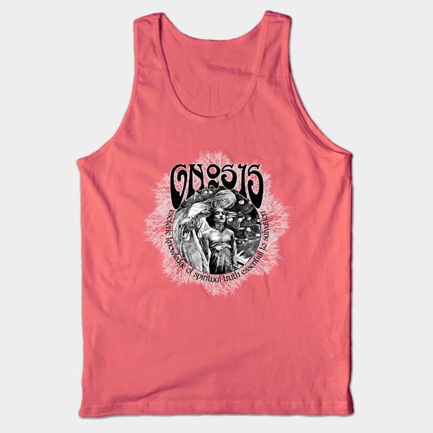 GNOSIS - art nouveau psychedelic esoteric knowledge for spiritual growth Tank Top by AltrusianGrace